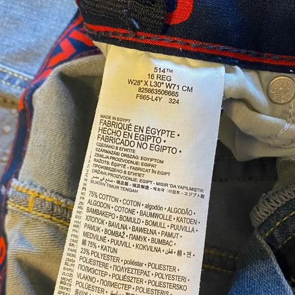 Levi's Light Blue Men's Straight Jeans - Picture 7 of 9